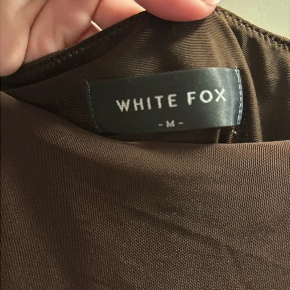 Brown Whitefox Dress The Only One I Love - Picture 3 of 4